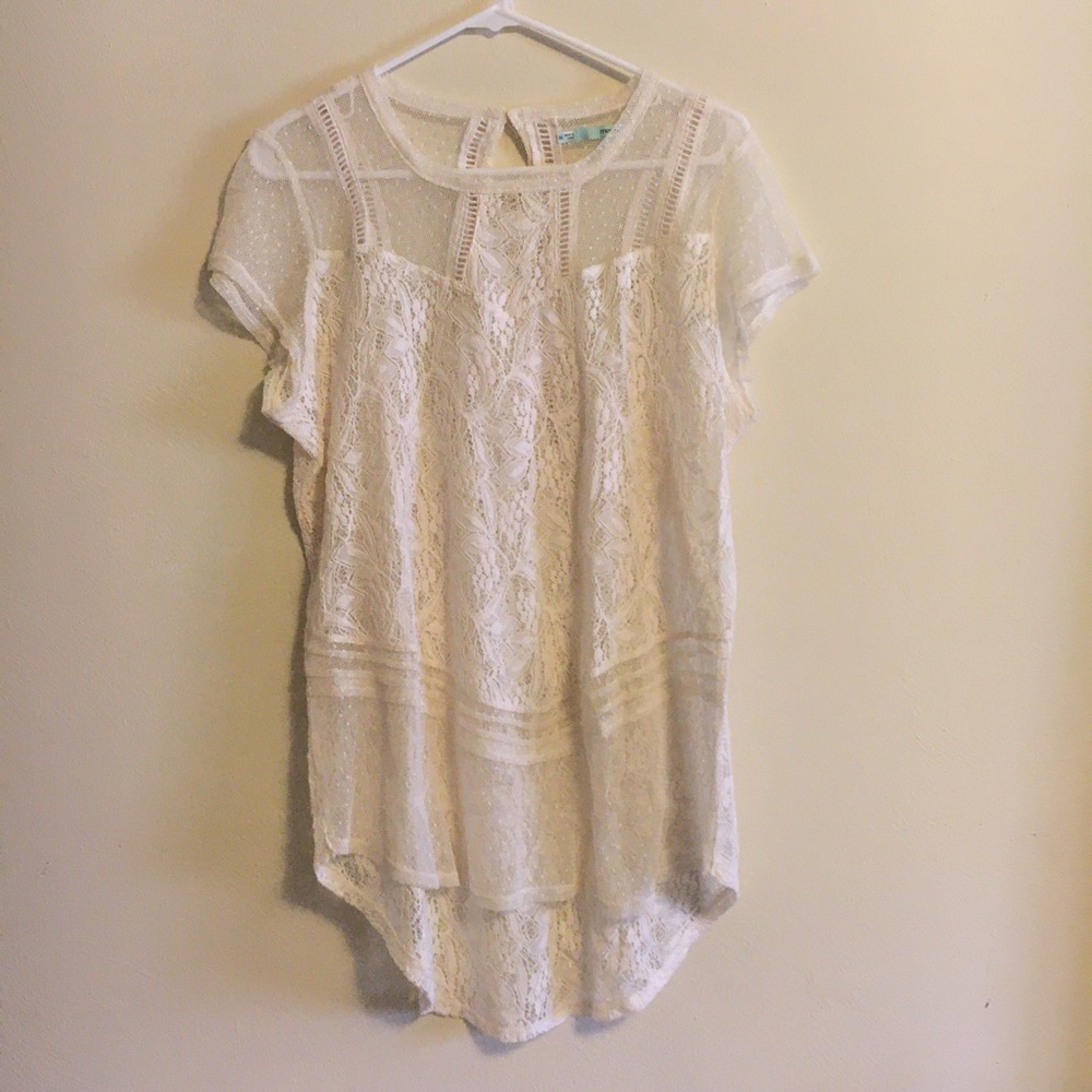 Maurice’s sheer lace top